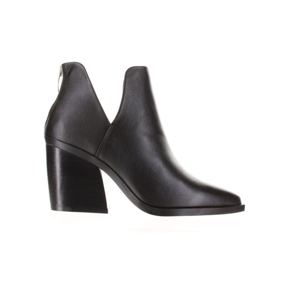Steve Madden Womens Alyseialy Black Fashion Boots Size 9.5 Medium (B, M)